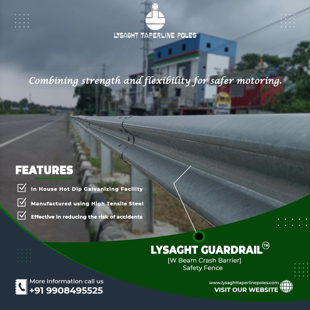 ltpindiaasia's tweet image. It is better to use 𝗟𝘆𝘀𝗮𝗴𝗵𝘁𝗚𝘂𝗮𝗿𝗱𝗿𝗮𝗶𝗹™ / 𝗪 𝗕𝗲𝗮𝗺 𝗖𝗿𝗮𝘀𝗵 𝗕𝗮𝗿𝗿𝗶𝗲𝗿 rather than risking life.

For Business:-
Contact Us: 9908495525
Website: lysaghttaperlinepoles.com

#metalcrashbarrier #metalguardrails #highmasts #stadiummasts #trafficpoles #flagmasts