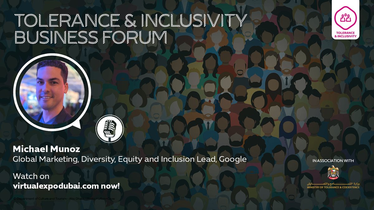 expocitydubai's tweet photo. “I mainly focus on three things; building a team like our users, building a body of work that challenges the status quo, and holding managers accountable for change”,
“Belonging is central to all humanity”— @MichaelMunoz21
Watch virtually: https://t.co/GQqtnjFtWV
#Expo2020 #Dubai https://t.co/pNCYyzVc8R