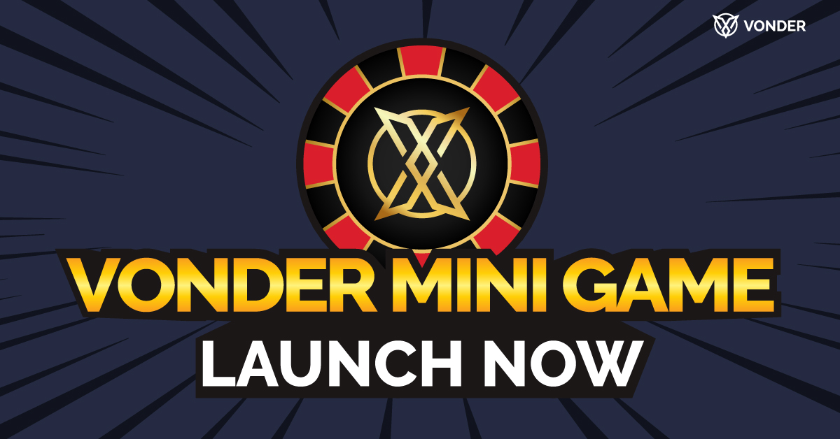 📣GOOD NEWS📣
VONDER mini game Open beta Now
Let's go : la.vonder.game

MINT your $VUSD from BSC now x.vonderswap.finance
HODL your $VON from BSC now app.vonderswap.finance/farm
📢Join our Community📣
t.me/vonderersthai
discord.gg/p5HceyfMrf

#VONDER #GameFi #DeFi