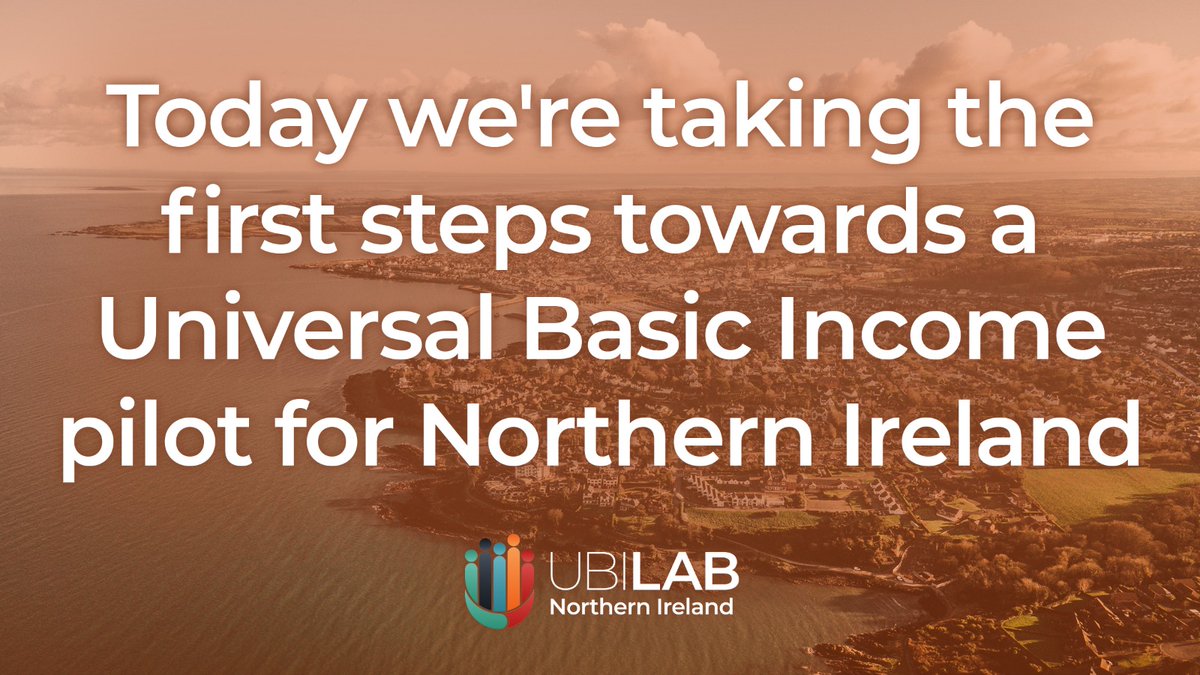 🚨𝘽𝙧𝙚𝙖𝙠𝙞𝙣𝙜 𝙉𝙚𝙬𝙨🚨

UBI in NI comes one step closer today as we launch our feasibility study!

The study will take 12 months to complete and aims to provide the evidence basis for a full-scale pilot scheme in Northern Ireland.

#LetsTryUBI