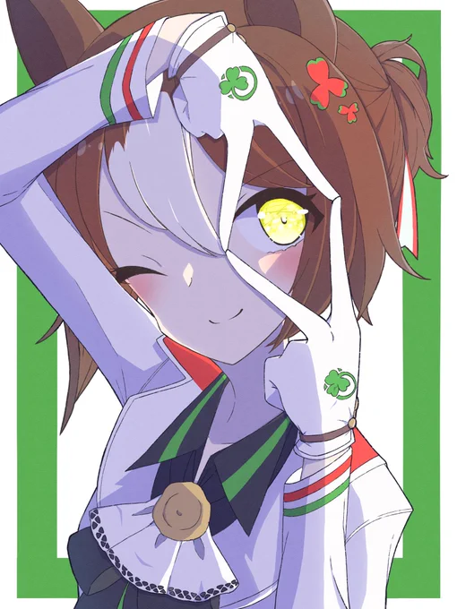 #ウマ娘プリティーダービー  #ウマ娘  #ファインモーション 
目指せ!女王の座♛︎! 