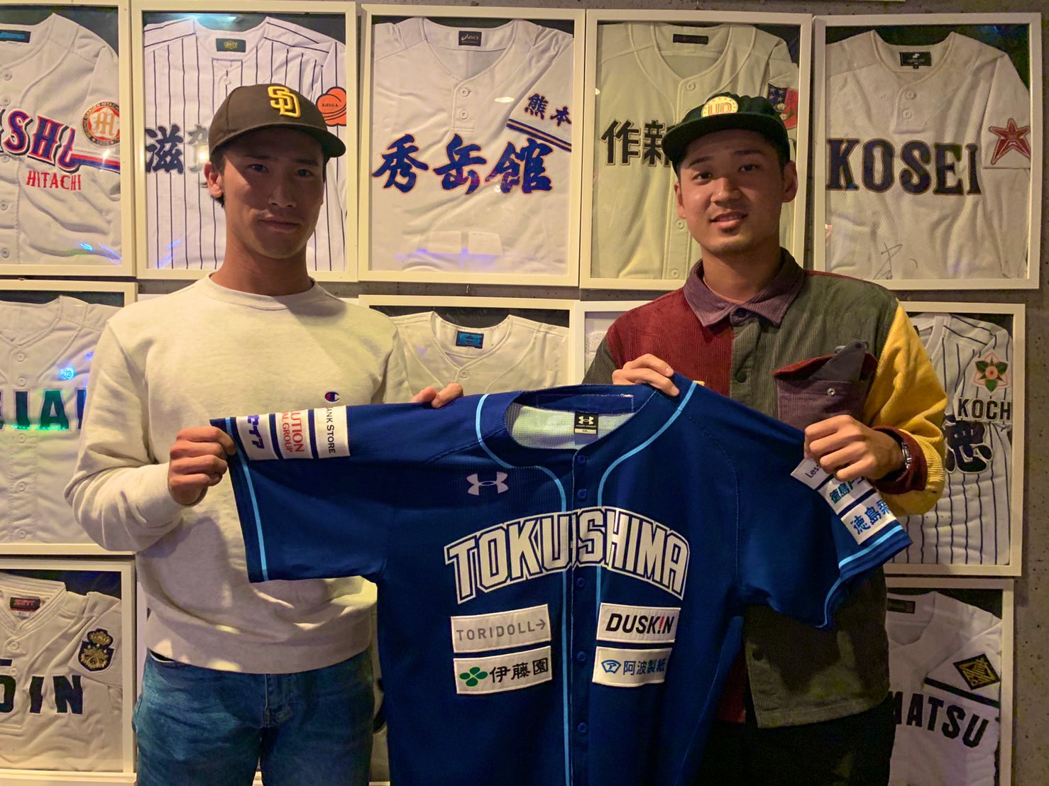 徳島インディゴソックス オーセンティック ユニフォーム 実使用品