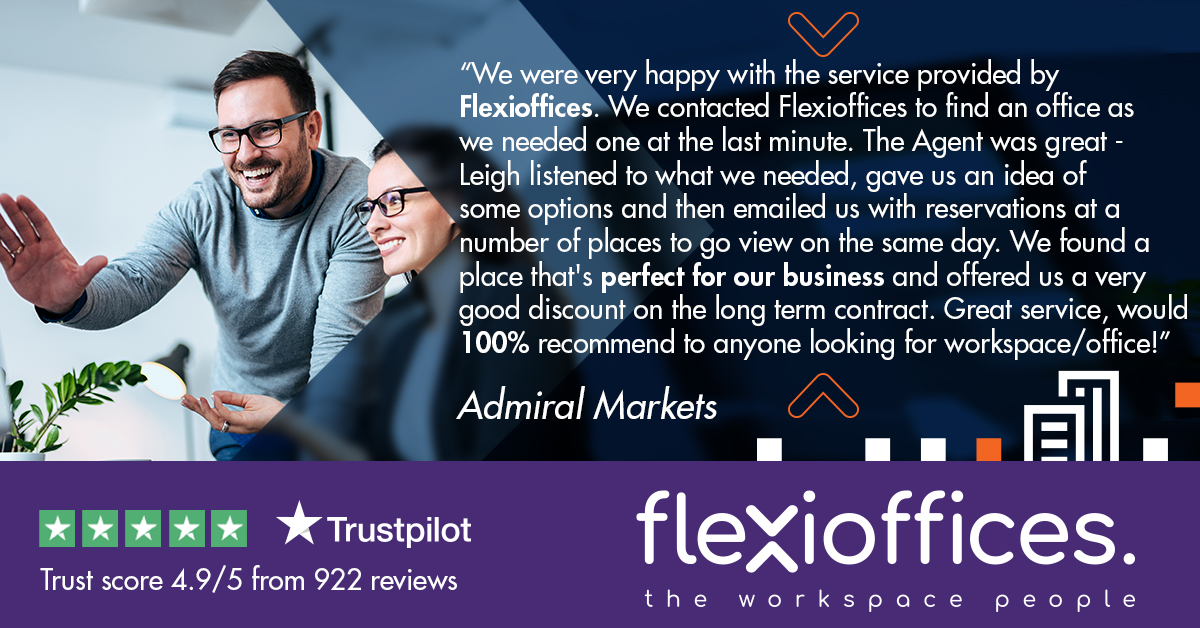 flexioffices's tweet photo. Fantastic work Leigh, continuously smashing it!
Thank you for the review @AdmiralsGlobal! π
We find the details that make a difference, allowing us to find the workspace that you and your people deserve!
We are #Flexipeopleπ
#testimonials #trustpilotreviews https://t.co/238RqnTcs3