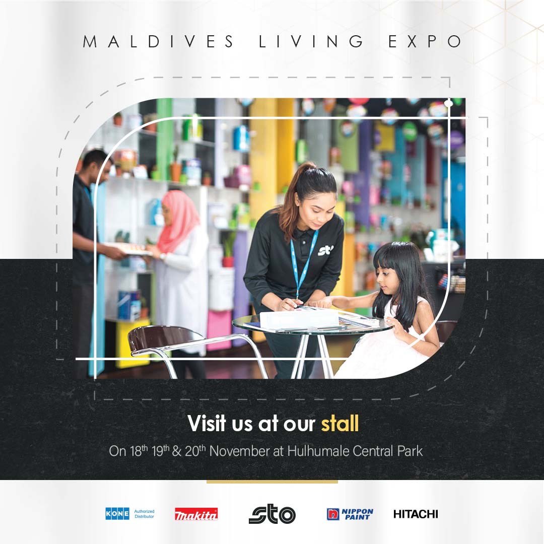 stoplc's tweet image. Visit our stall at Maldives Living Expo 2021 and explore our products which are ideal for your homes! 😃
Drop by and know more about our finest brands! 😊

Find us at: 
📍 Central Park, Hulhumale’ | Stall T-17, T-18, T19

⏰ 1600hrs to 2200hrs