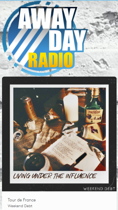 UTR | Awayday Radio (@utrmusic) on Twitter photo ๐ดโโ๏ธ๐ดโโ๏ธ๐ซ๐ท๐ซ๐ท
<a href="/WeekendDebt/">WEEKEND DEBT</a> - Tour de France.
Scotland is laden with unbelievable bands and artists. The scene is incredible up there.
Final 10 minutes on <a href="/AwaydayR/">D R L PROMOTIONS</a>, now... ๐ดโโ๏ธ๐ดโโ๏ธ๐ซ๐ท๐ซ๐ท
<a href="/WeekendDebt/">WEEKEND DEBT</a> - Tour de France.
Scotland is laden with unbelievable bands and artists. The scene is incredible up there.
Final 10 minutes on <a href="/AwaydayR/">D R L PROMOTIONS</a>, now...