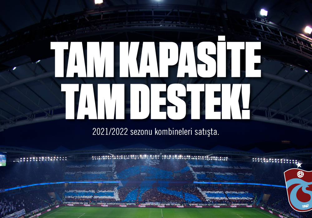 Trabzonspor's tweet photo. 2021 – 2022 Sezonu kombinelerimiz Passolig gişelerinde de satışa çıktı. Kombinenizi alın, stadyumdaki heyecana ortak olun. #TamKapasiteTamDestek! https://t.co/m4mNz7eOlb