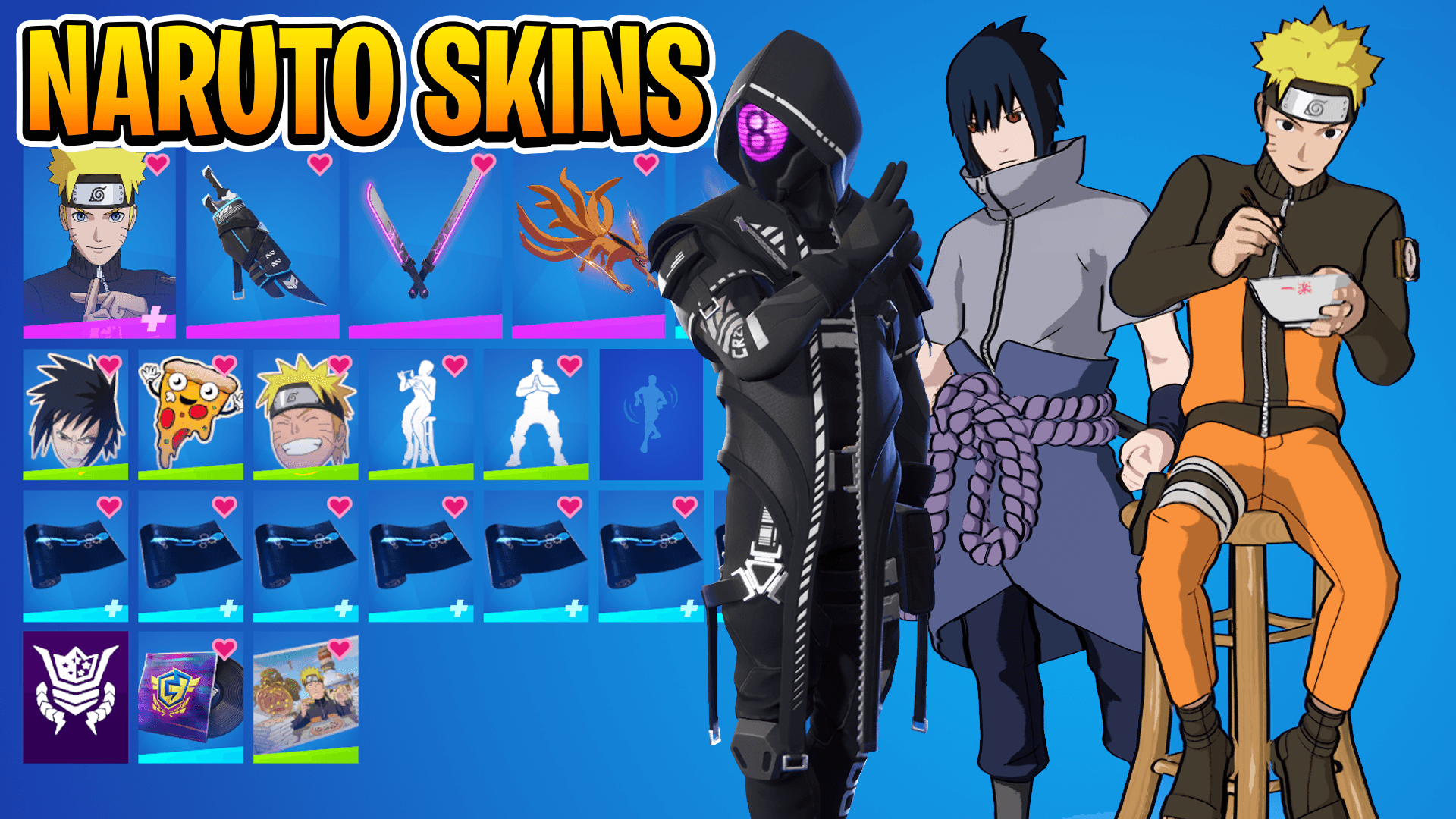 Naruto skin in Fortnite: Which other skins from the series can