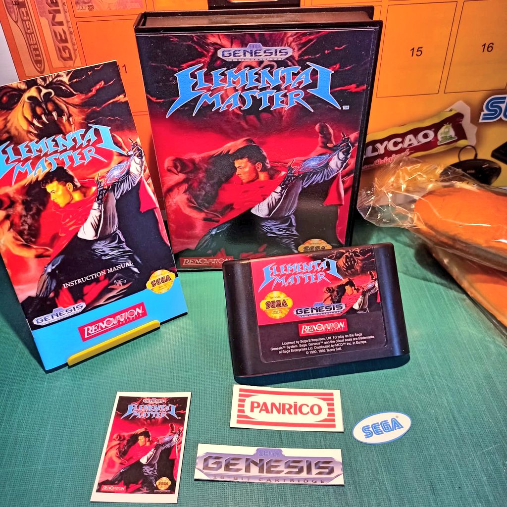 Malaka27Old's tweet image. NOVEDAD nueva #theperfectrepro ya disponible! #Elementalmaster para #megadrive by #malakacustomdesigns 

Uno de esos juegos que tras pasar un par de pantallas te dejan tatuado en el cerebro su OST y sus sonido. 
Hilo!! 👇👇👇