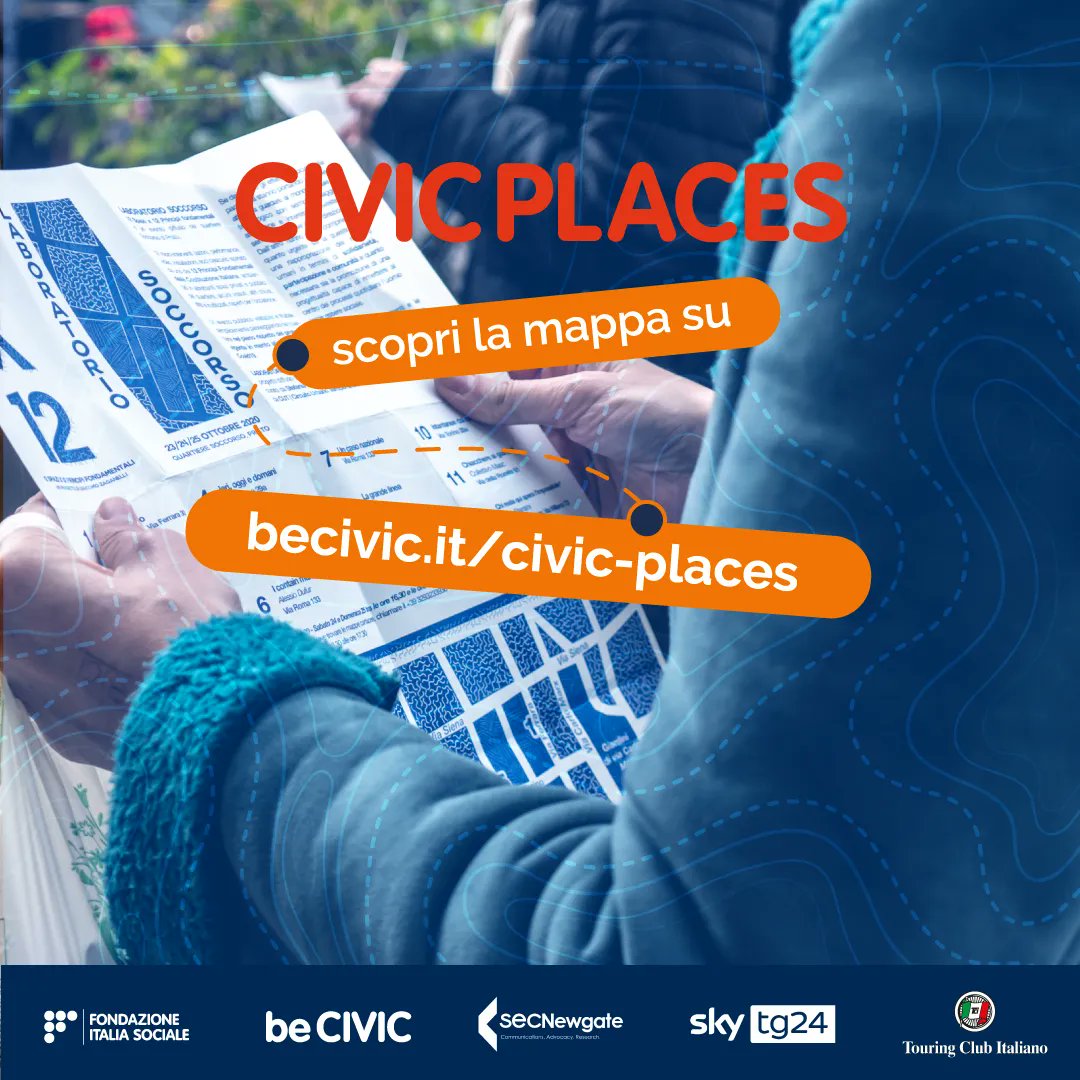 stendhapp's tweet photo. 👉 È ONLINE LA MAPPA DEI LUOGHI DEL NOI! Sono 76 #civicplaces
🔍 Scoprila su https://t.co/rzygX1QIAS o su @stendhapp 
Call for practices di @be_civic, è partner del New European Bauhaus promossa dalla Commissione europea.
@skytg24 @touringclub @R0SEC0RPSE 
#luoghidelnoi https://t.co/oZC1QkJUf2