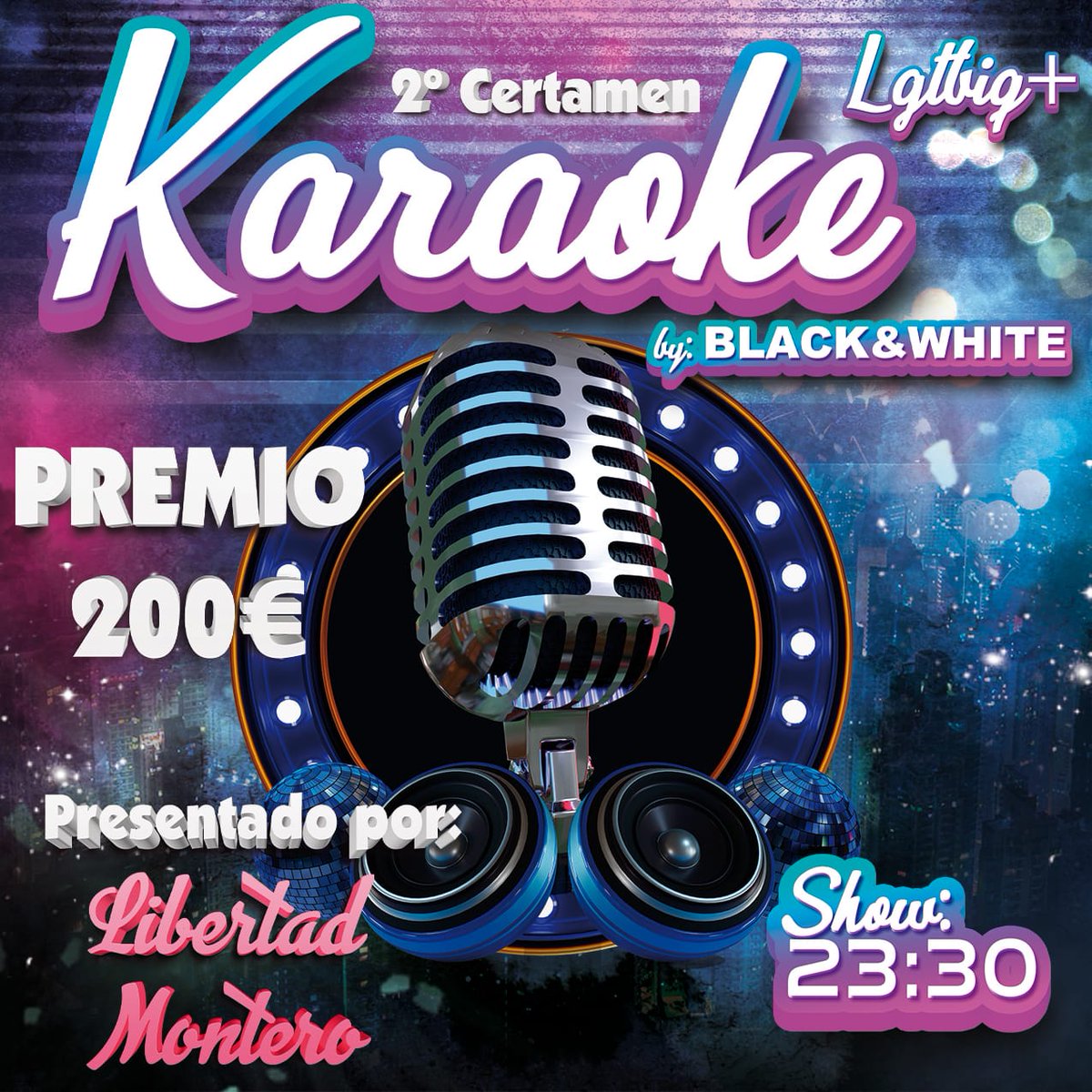 BlackWhiteMadr1's tweet photo. Aún no has venido a cantar en nuestro #KARAOKE de los #MARTES y llevarte 200 euros por la cara y muchísimas #copasgratis??? No es necesaria inscripción anímate a cantar y pasa a la semifinal sin esfuerzo, cuantas más veces pruebes más posibilidades de llevarte el #PREMIO #Chueca https://t.co/aWpOA7WErg