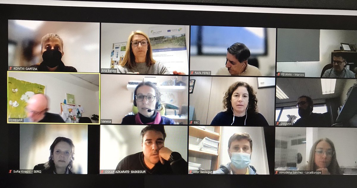 Holding the IX Virtual Meeting of international partners of the Interreg Sudoe project "WOODMARKETS", Supporting the digital transformation of SMEs in the wood sector in the Sudoe area, @Sudoe5