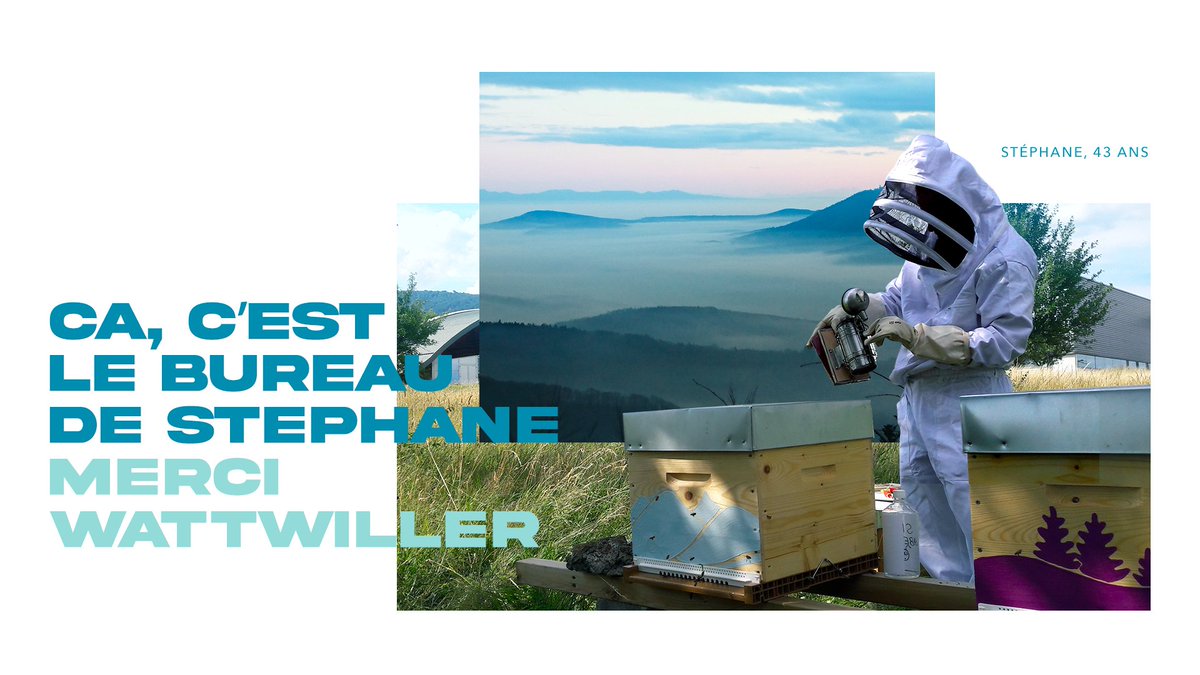 eaumineralememn's tweet photo. Lui c’est Stéphane. C’est le gestionnaire de la source d’#EauMinéraleNaturelle @EauWattwiller depuis plus de 15 ans ! Et s’il est habillé en apiculteur, c’est parce qu’il gère aussi les ruches d’abeilles sur place.
PS : non, on ne fait pas de l’eau au miel déso.
#PureParNature https://t.co/vIHQIj8OXX