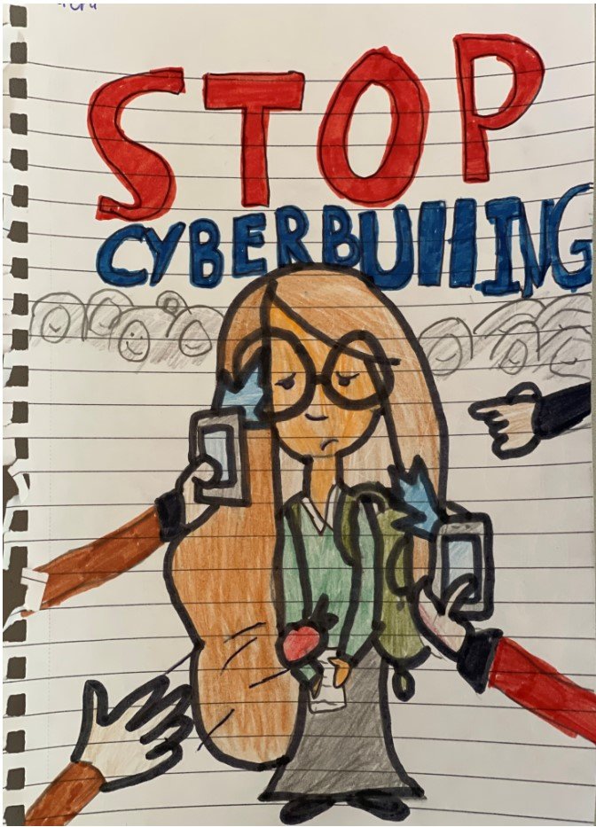 BAbbeyComputing's tweet photo. Year 7 students putting excellent efforts in creating poster related to their lesson "Cyber-bullying" https://t.co/4AApK163nu