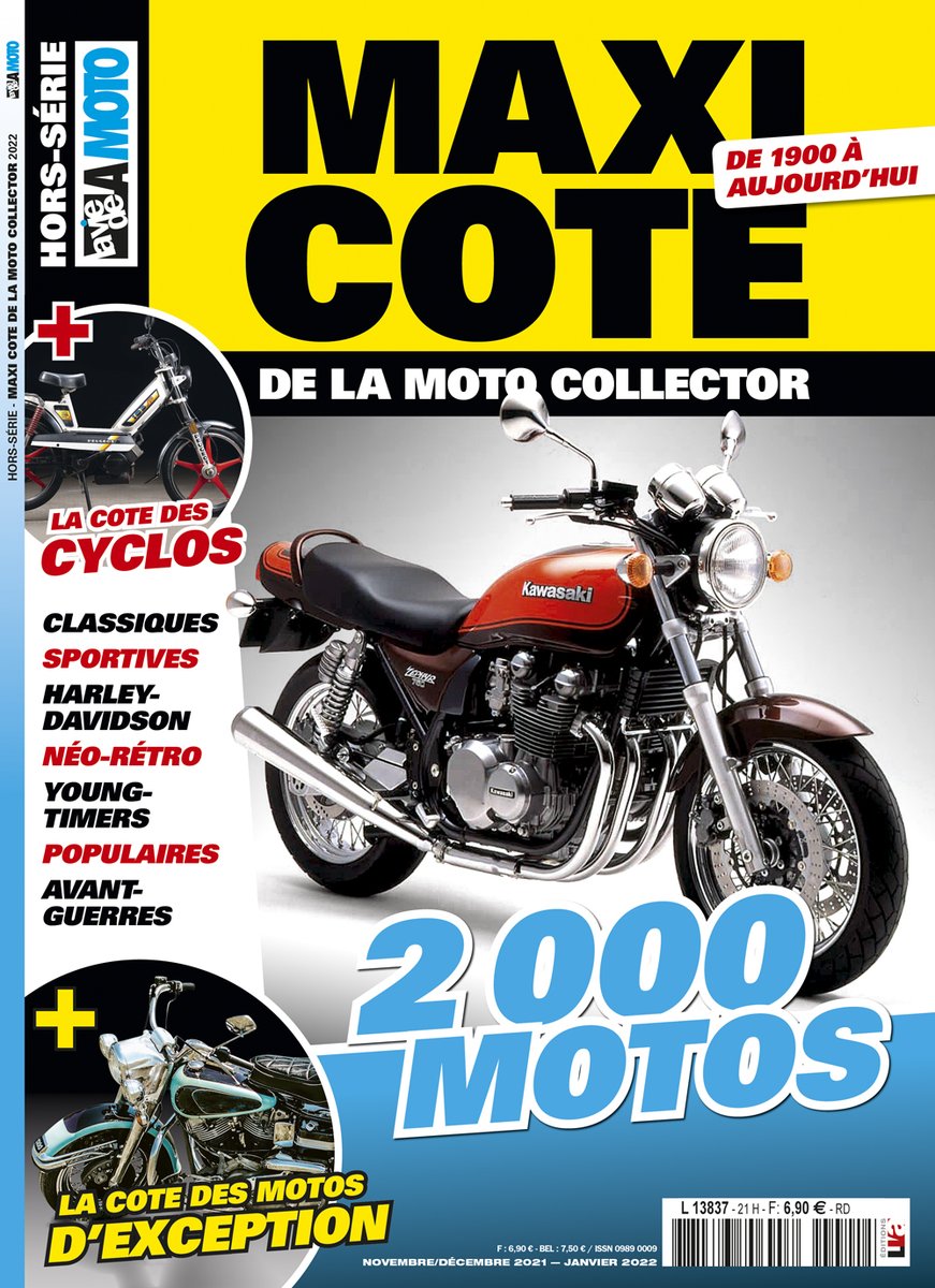 LvmMl's tweet photo. #moto #motoancienne #vintage #occasion #cotemoto @LvmMl 
La Vie de la Moto vous présente sa cote moto ou son guide d'achat de la moto de collection : 2000 motos répertoriées des années 1900 à aujourd'hui... pour ne pas se tromper ! 👍 https://t.co/x7aOeZWe8n