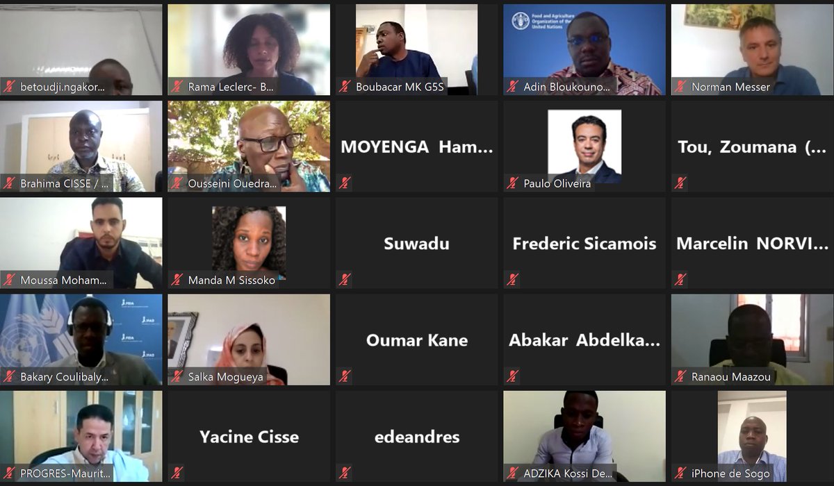 SD3C_Sahel's tweet image. L&apos;atelier de lancement régional du programme conjoint Sahel a démarré.
Parmi les participants, nous pourrons compter sur la présence des représentants de la FAO, du FIDA, du PAM et du secrétariat exécutif du G5 Sahel. 
-
#jointprogram #sd3c #sahel #fao #fida #pam #g5sahel