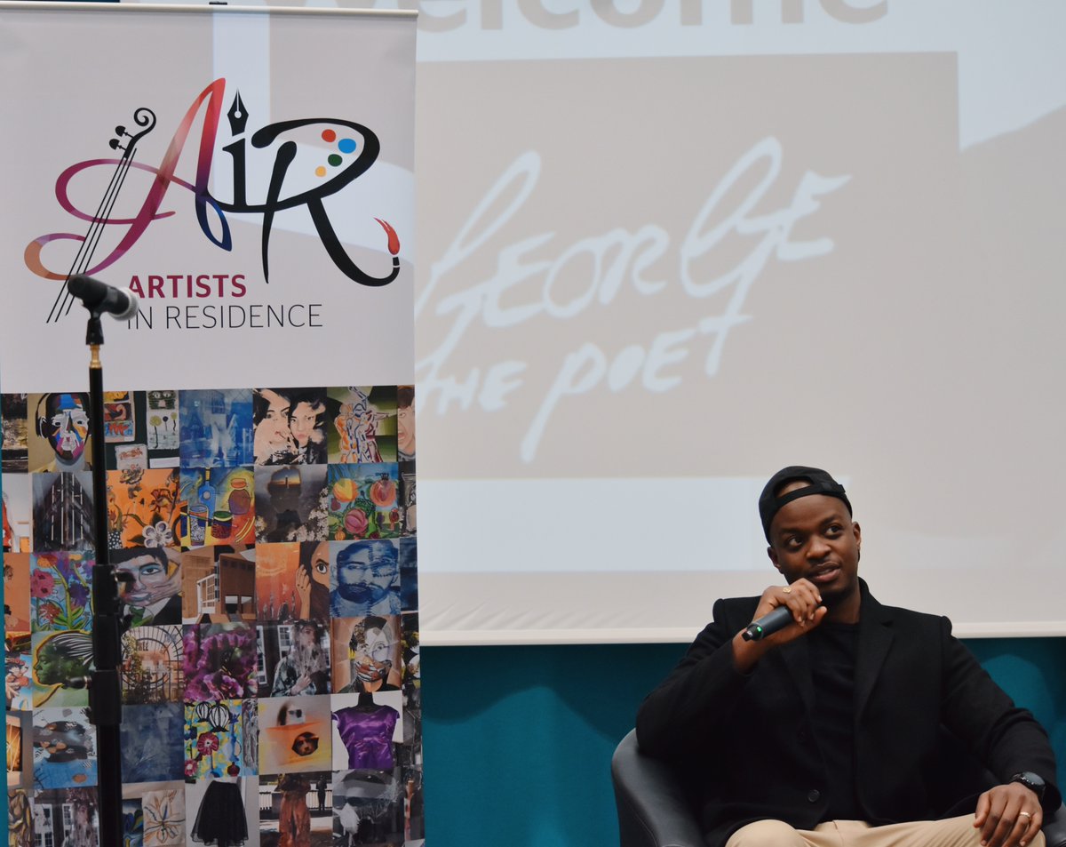 Thank you <a href="/GeorgeThePoet/">George The Poet 🇺🇬</a> for such an inspiring, vibrant conversation with teachers and students at 
<a href="/AlpertonCS/">Alperton CS</a>. An enriching PD session by Artists in Residence #poetry #spokenword #community #purpose #artistsinresidence #personaldevelopment