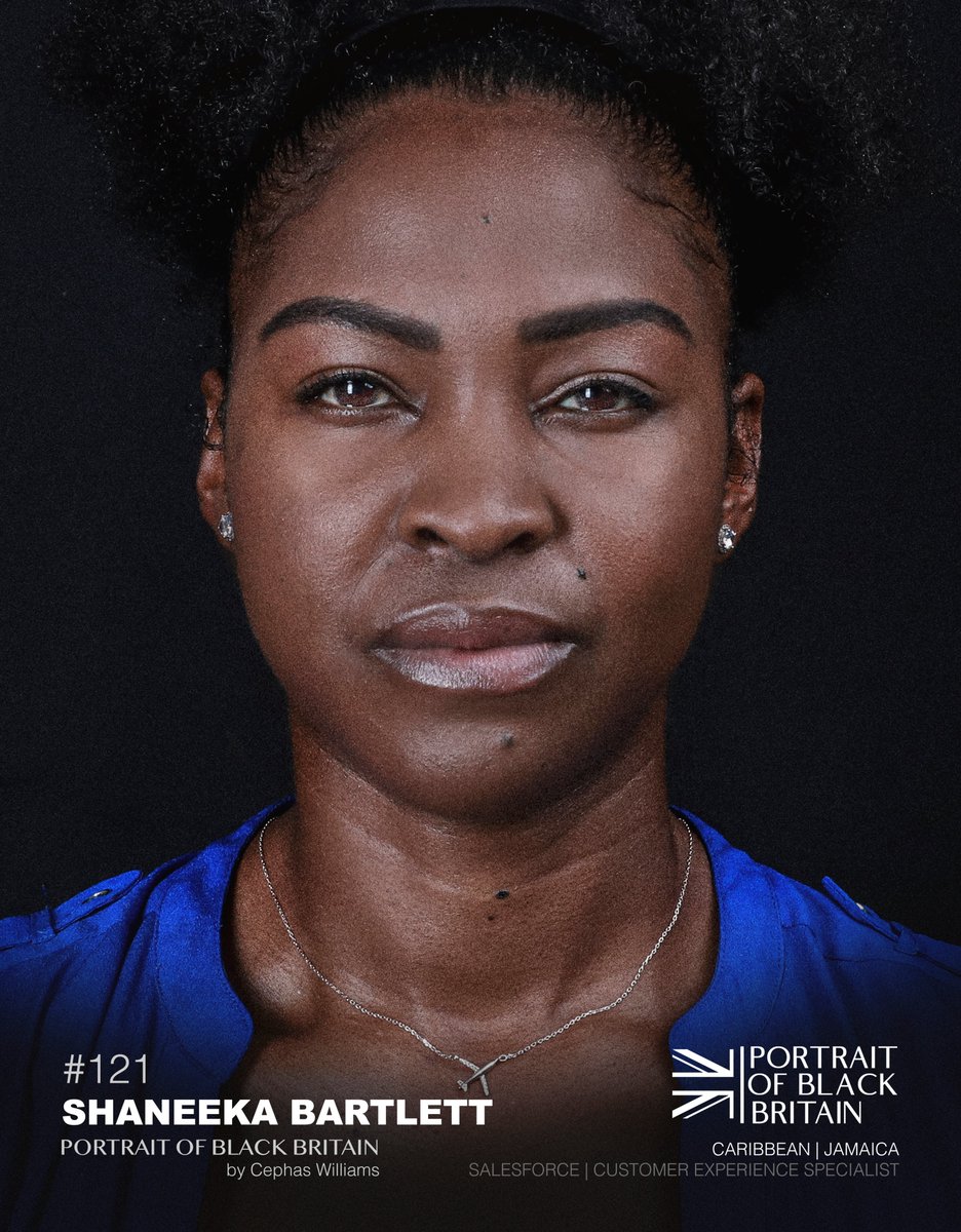 ZahraS_B's tweet photo. We're proud of all of our @SalesforceUK employees who are spotlighted in #PortraitofBlackBritain.

The exhibition by @CephasWilliams  includes our own 
@ShanBar89 💙

https://t.co/qt2r32Is4c

#BOLDFORCE #BEYONDBLACKHISTORYMONTH
@LomiISVs @RPhillip1 https://t.co/2VbQCiH0Gw