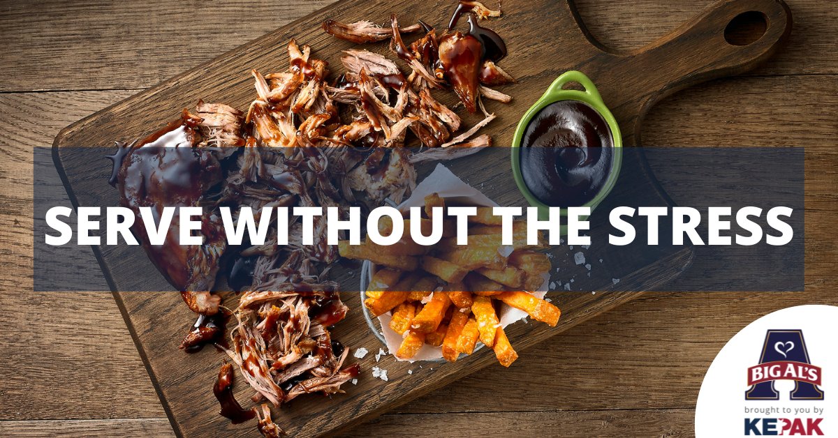 KepakFSV's tweet photo. Pulled Pork without the Prep! 👩‍🍳

Offer your customers the pleasure of slow-cooked food, in minutes with Big Al’s, especially with chefs in short supply!

Learn more about how you can Serve Without the Stress with Big Al’s here 👉https://t.co/o0sBsdBN4q

#ServeWithoutTheStress https://t.co/nV8FbxOGiE