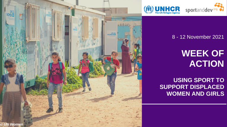 sportanddev's tweet photo. sportanddev and @UNHCRPartners’s Week of Action on #SportAndRefugees inspired conversation and action on how sport can best support displaced women and girls.

https://t.co/4vSBSlO3Hv https://t.co/u5AniFnBe4