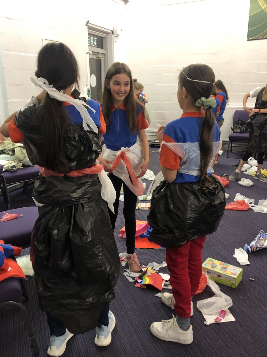1stDidsbury's tweet photo. Last night we had great fun raising money for @Girlguiding and @BBCCiN - we created our own strictly ballgowns out of recycling, then choreographed a very energetic group dance! 

£116.20 raised last night, with more donations still coming in now 🥳 https://t.co/DvjHXRThFX
