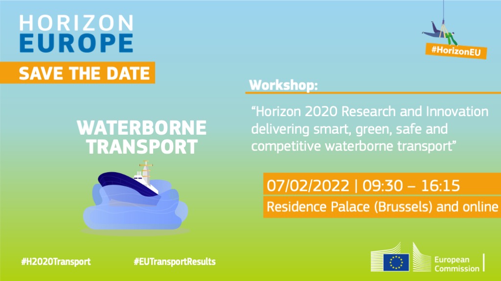 Save the date

What's the state of play of #research &amp; #innovation towards smart, green and integrated waterborne #transport after #H2020? And what are the priorities in #HorizonEU?

Mark your calendar

7 February 2022, 09:30 - 16:15 CET
europa.eu/!kpvFKF