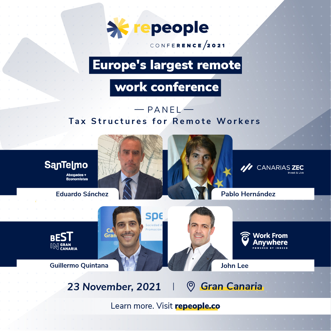 santelmoae's tweet photo. ¡Atentos! El próximo 23 de noviembre, nuestro socio Eduardo Sánchez participará en la #repeopleConference 2021, un evento internacional que se celebrará en 3 ubicaciones diferentes de las Islas Canarias: Gran Canaria, Tenerife y La Palma. Esto te puede interesar. @repeopleco https://t.co/kDIGqSdOWB