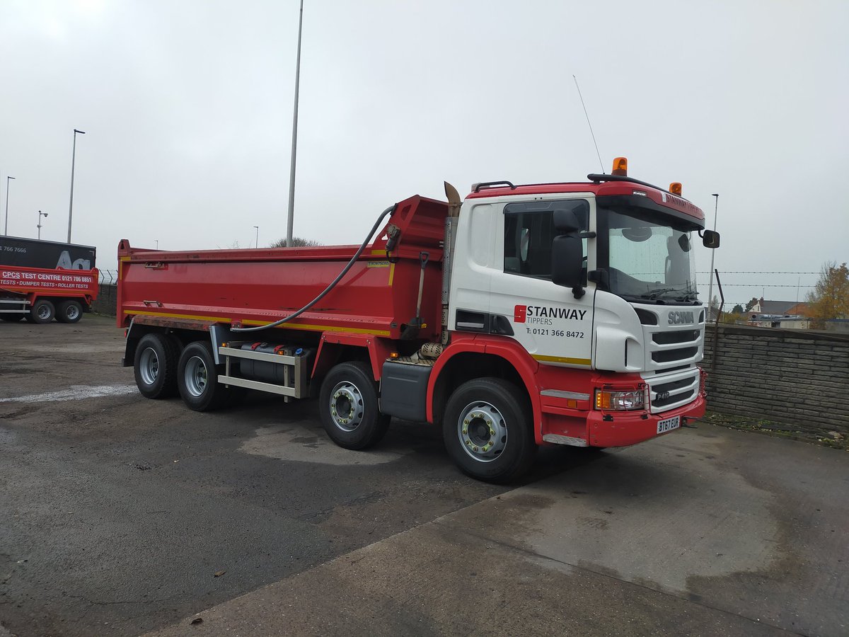 Nice refurbished Used tipper ready to go in to local customer Stanway Tippers in Birmingham, Thank you Steve for your valued order. #suppliedbykeltruck #scaniauk #scaniagroup