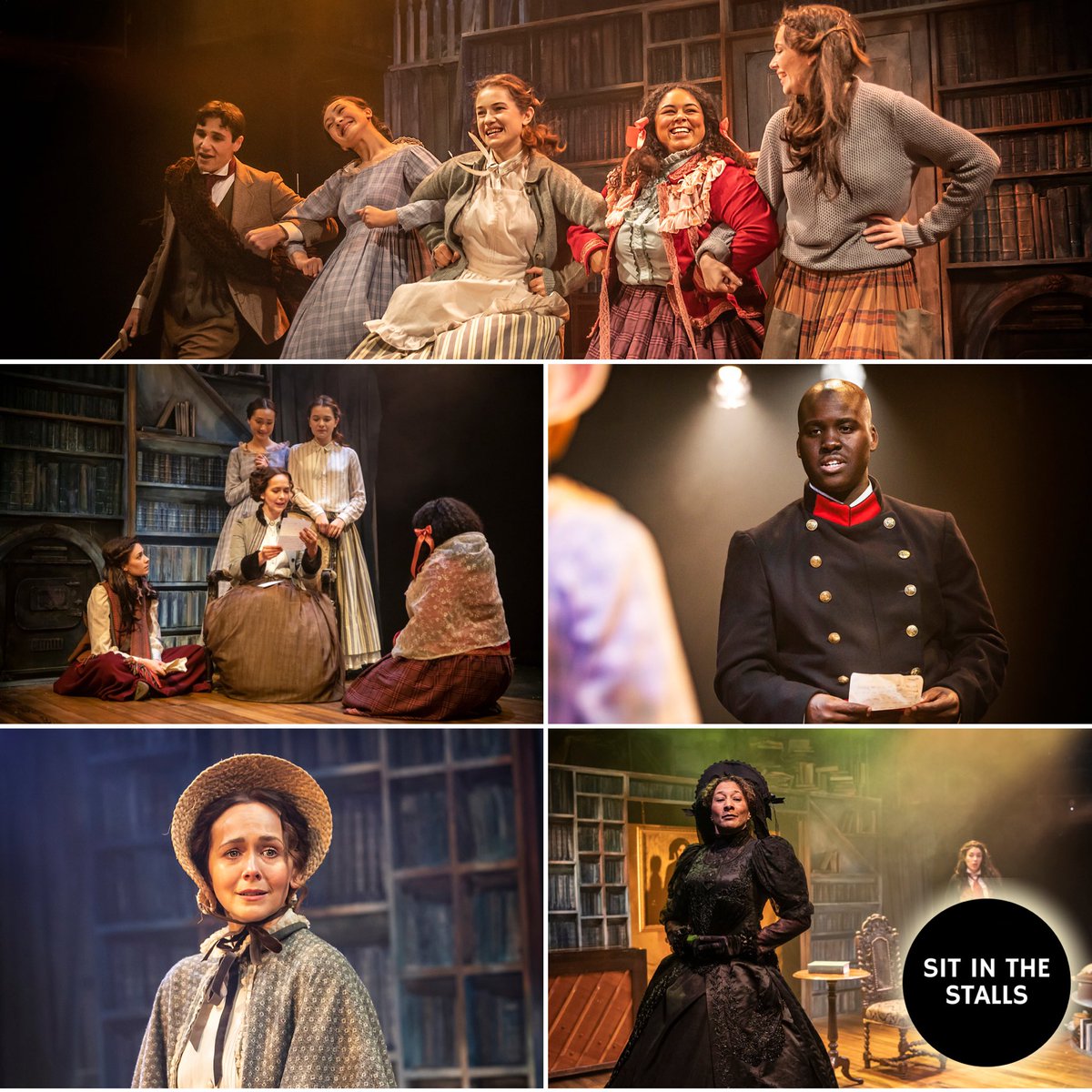 sitinthestalls's tweet photo. LITTLE WOMEN, the musical based on the 1868 novel of the same name by Louisa May Alcott. The production began previews on 11 November and will open officially tomorrow, Wednesday 17 November.

@AriaEnts @chrismatanle84 @ParkTheatre https://t.co/35bWPosKxo