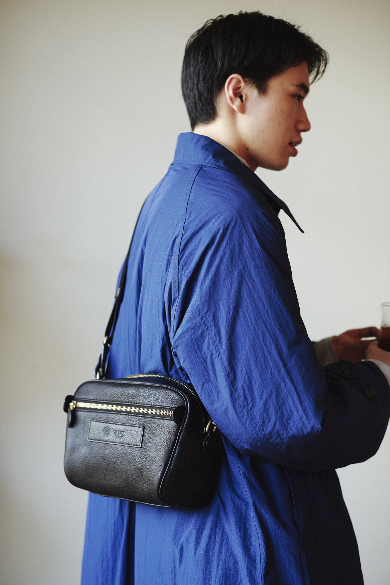 GANZO 7QSH レザーショルダーバッグ ガンゾ