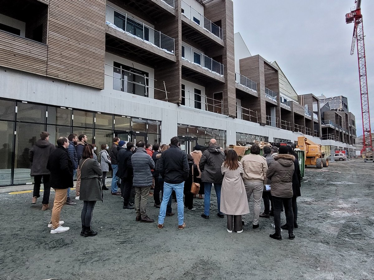 #Appelaprojets Allée Aimé Césaire
Début de la visite des cases commerciales de la future allée du #Havre avant la présentation de l'appel à projets au <a href="/139LEHAVRE/">139 Le Havre</a>