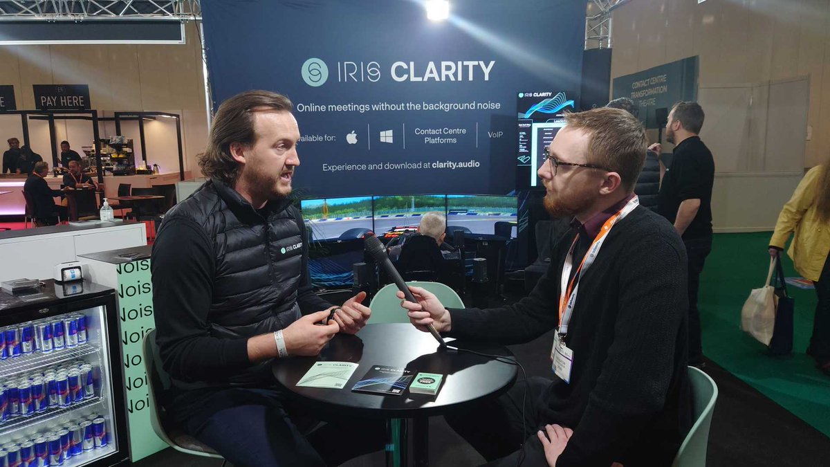 EM360Tech's tweet photo. Another great chat had @CallCentreEx with Chief Commercial Officer at IRIS Audio Technologies, Tom Darnell. Thanks for sharing your insights Tom! @irislistenwell 

#EM360 #techtalks #events https://t.co/Jzwhqf8nGW