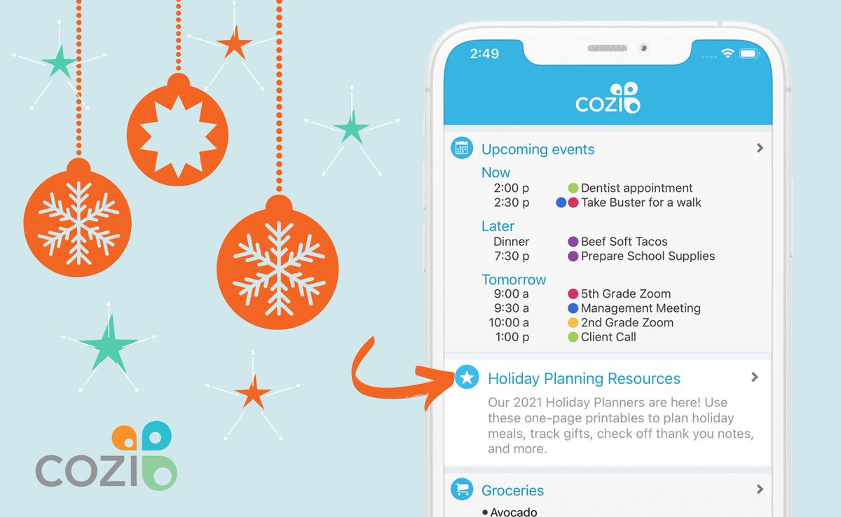Cozi tweet media
