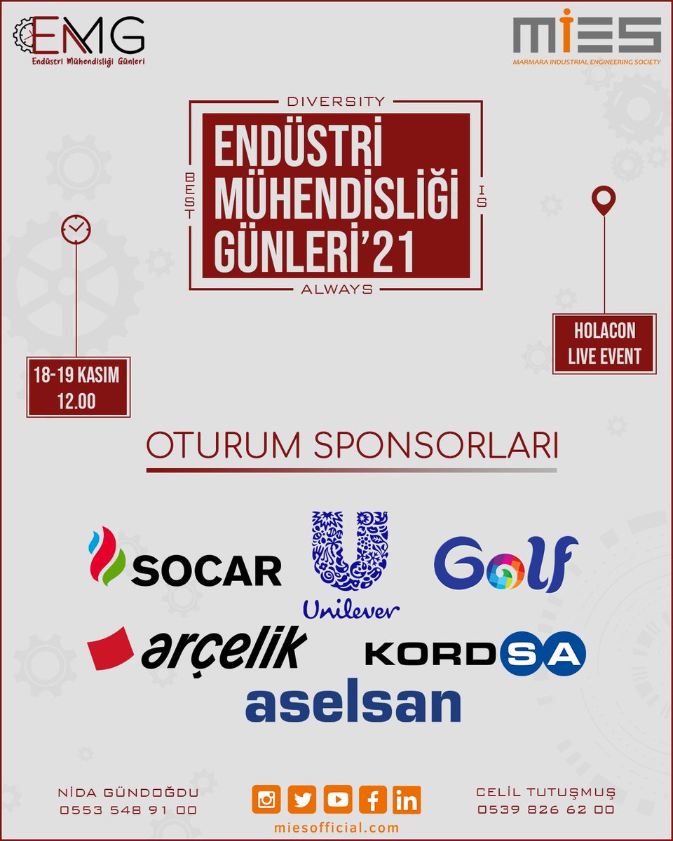emgmies's tweet photo. EMG'21 deki tüm sponsorlarımıza teşekkür ederiz.

Etkinliğimizde görüşmek dileğiyle.🧡 https://t.co/ahV8xFQIcF