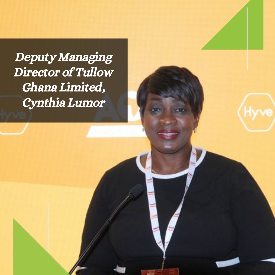 Amazonswatchmag's tweet photo. #GetToKnow Cynthia Lumor, She is the Deputy Managing Director of Tullow Ghana Limited. On the #AfricanOilWeek in Dubai, she made an important statement asking for diversity and inclusion of #women in the #Oil and #gas industry. 

#womensupportingwomen #womenleaders https://t.co/BVvcx7XJFb