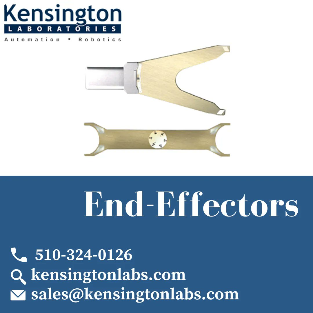 Kensington_Labs's tweet photo. Reach the one-stop-shop to buy the #EndEffectors. #KensingtonLabs are one of the famous #manufacturers of #WaferHandlingRobots &amp; #PrecisionMotionControl and End Effectors. Reach us and get the best services in the minimum possible time. 

Visit:- https://t.co/ytYkgM58u1 https://t.co/KqT0W7Klkz
