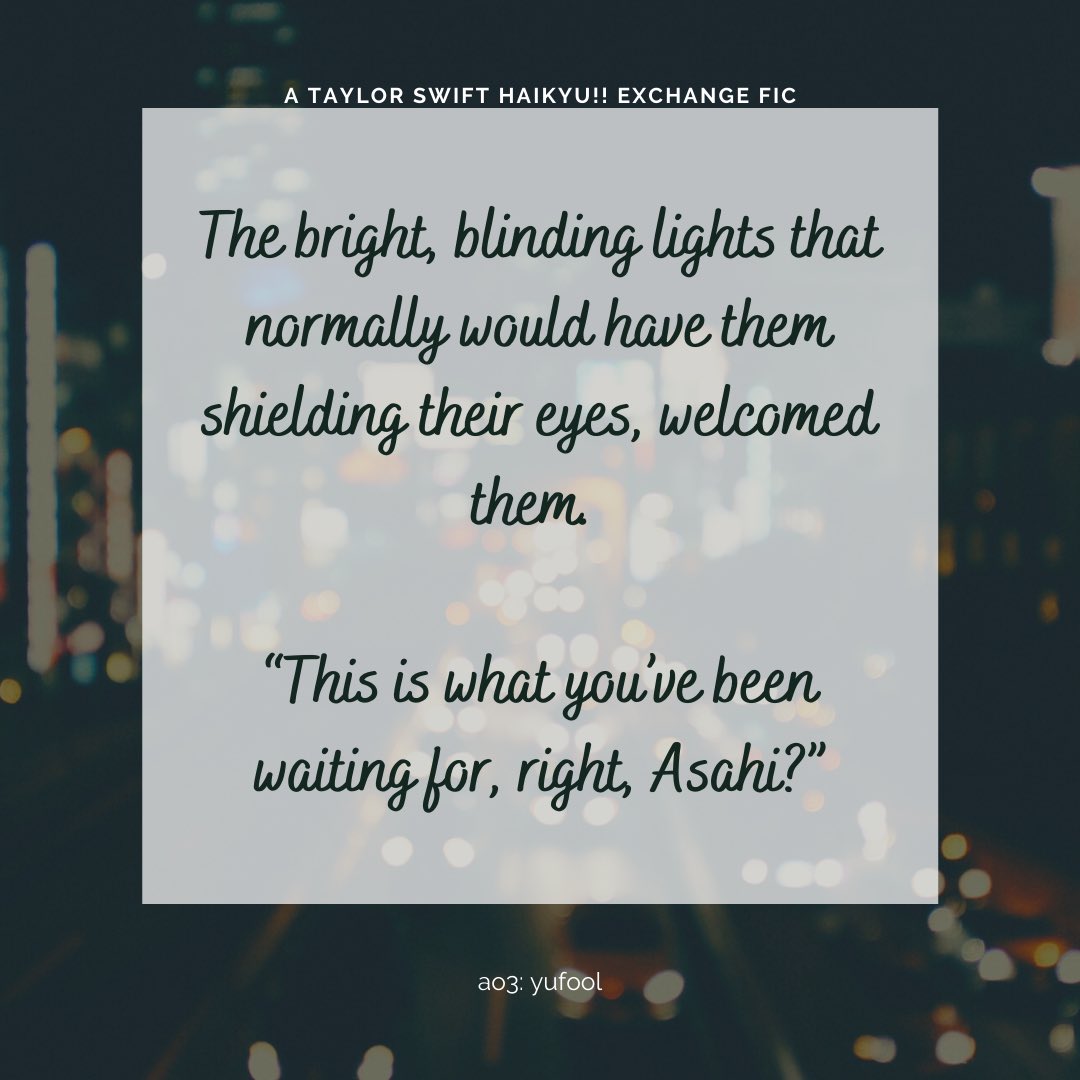 chouriner_'s tweet photo. ✨Kaleidoscope Hearts 

✨AsaNoya | M. 3k words 

✨For @tsukkipookie !! For the @HQTSExchange !! I hope you enjoy it because I had such a wonderful time writing for you (and AsaNoya) 

✨ https://t.co/MSsji0t0NK https://t.co/KQLA4IkUrt