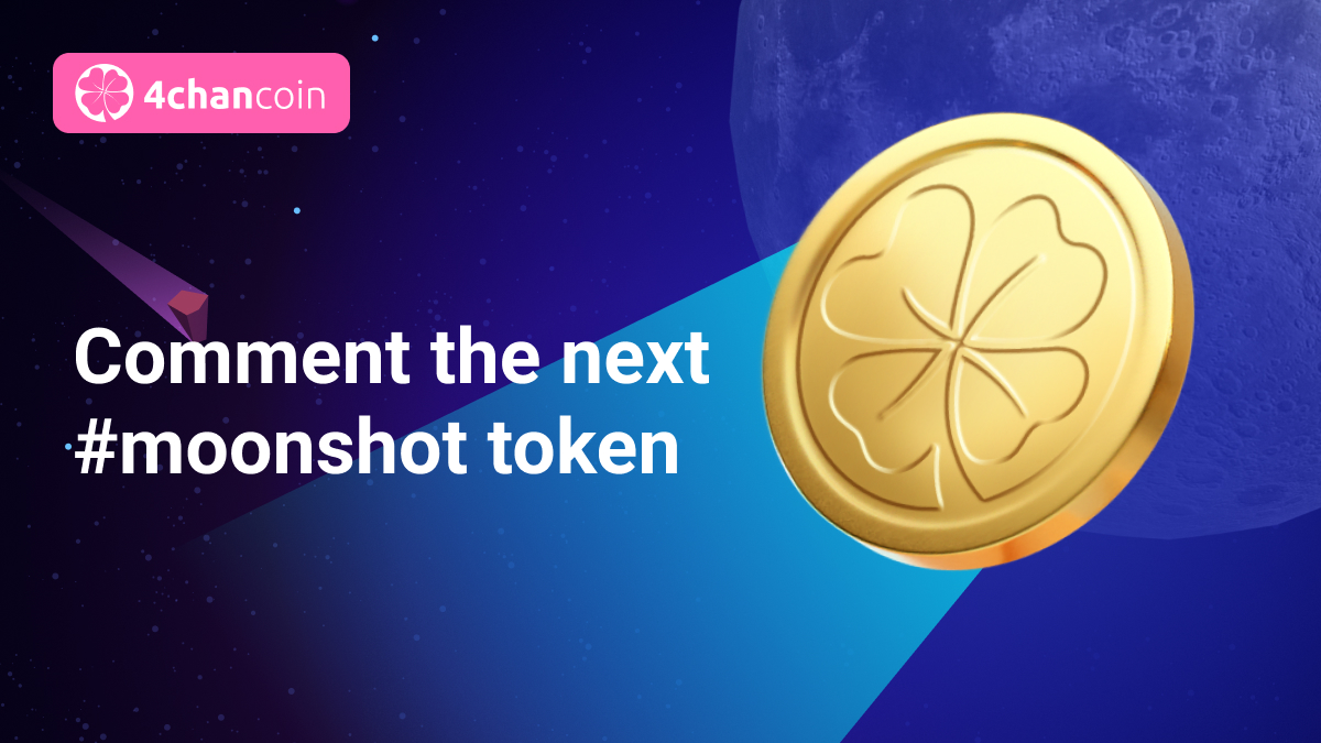4chanCoin's tweet photo. What #Cryptocurrency do you think will be the next moonshot?🚀🌚

Let us know in the comments below. https://t.co/C2bFszu0CN