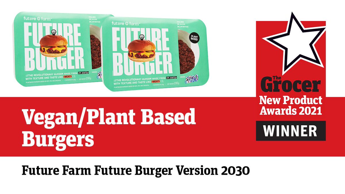 The Grocer (@thegrocer) on Twitter photo The New Product Awards winner in the Vegan/Plant-Based Burgers category is:
Future Farm Future Burger Version 2030
Congratulations <a href="/futurefarm_io/">Future Farm</a>!
#NewProductAwards The New Product Awards winner in the Vegan/Plant-Based Burgers category is:
Future Farm Future Burger Version 2030
Congratulations <a href="/futurefarm_io/">Future Farm</a>!
#NewProductAwards