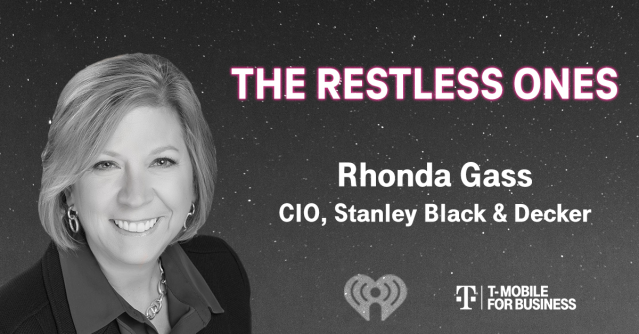 Stanley Black & Decker and #5G go together like nuts and bolts. 🔩 Jon Strickland discusses with their CIO, Rhonda Gass, how #technology solutions are driving their revenue. Listen to Episode 14 of #TheRestlessOnes, our collaboration with iHeartRadio. t-mo.co/3kJI64N