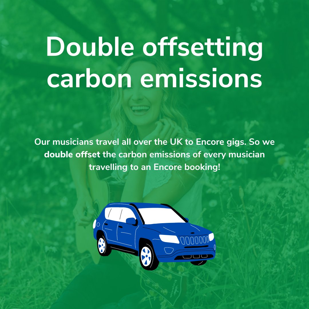 joinencore's tweet photo. #encoremusicians is now the most #climatefriendly way to book musicians in the world! 🌳 😍 Phrases like 'climate friendly' are thrown around so much so we want tell you all about our #climate work with our partner @Ecologi_hq! #climatecrisis #sustainability #carbonoffsetting https://t.co/OERGmuxiPA