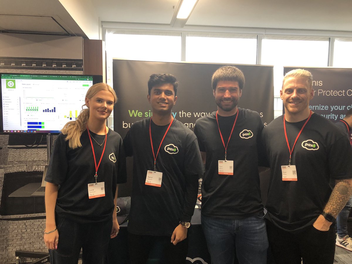PCSupportGroup's tweet photo. Some insightful, thought provoking panels and all the sponsors at #mshsummit today. Really enjoyed engaging with #KateWood, #BenJenkins of @ThreatLocker, #MichaelBreeze of @Pax8UK the Pax8 crew, and #GregJones of @Datto
#MSP #ManagedServicesSummitNorth #ManagedServicesSummit https://t.co/NZTRWGDJTL