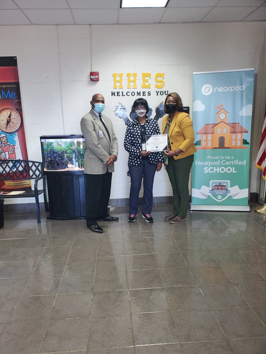 mk_high's tweet photo. Congratulations to Mrs Sarah Tindal for receiving Silver status for reducing truancy and improving attendance. Way to go Panther Tindal!! 😊🥰 @DrPenK @BrendaHafner @SumterSCSchools @HHES_Panthers https://t.co/vTLOuXxTbP
