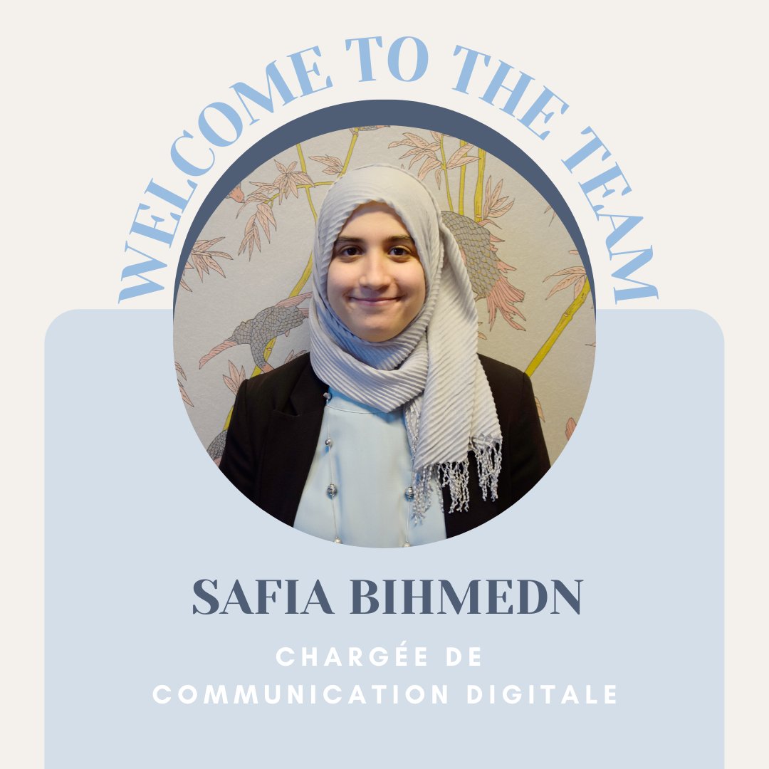 Bienvenue à @Safia_Bihmedn notre nouvelle chargée de #communicationdigitale qui s'occupe désormais :
👉 de nos réseaux sociaux
👉 du site web
👉 de la newsletter
𝗕𝗶𝗲𝗻𝘃𝗲𝗻𝘂𝗲 𝗱𝗮𝗻𝘀 𝗹𝗮 #team👏
#nouvellerecrue #entrepreneurs #entrepreneuriat #entrepreneurbelge #Bruxelles