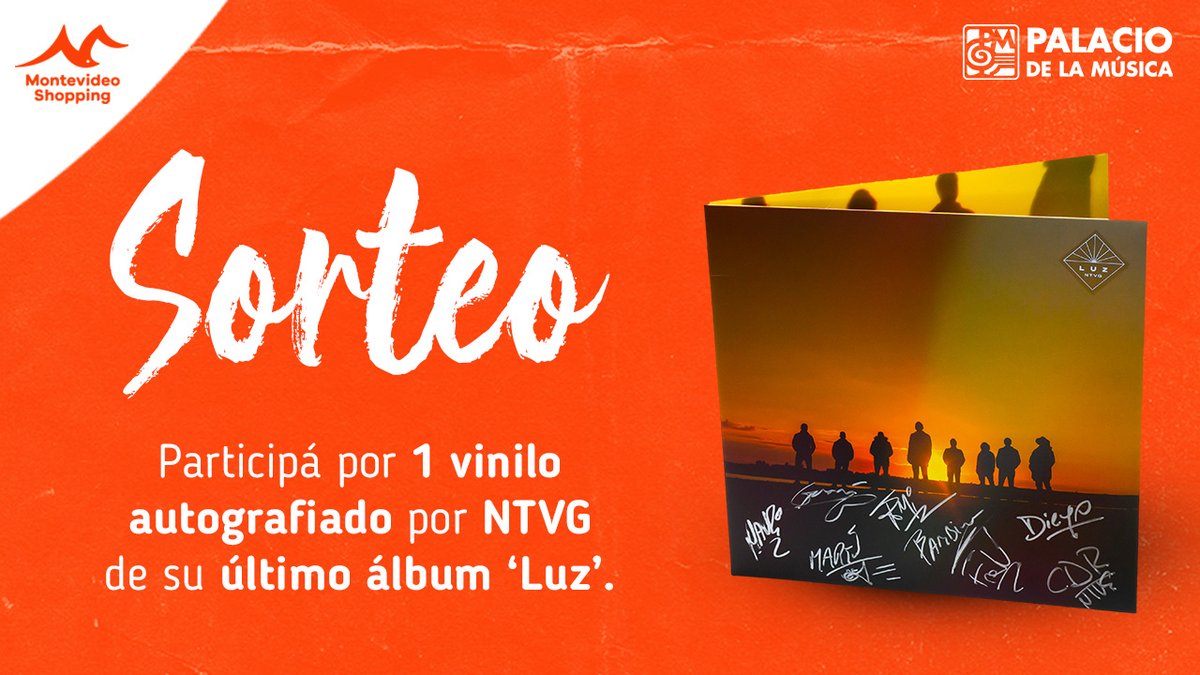 mvdshopping's tweet photo. ¡Danos RT y participá en este #SorteoFlash! ⚡️
Este viernes se viene la apertura de @pdelamusica y sorteamos un vinilo autografiado del nuevo disco Luz de @ntvgoficial 💿 🔥
Apurate: HOY definimos a la persona ganadora 😎
#MontevideoShoppingSiempre 🎸 https://t.co/1YWnpXBorf