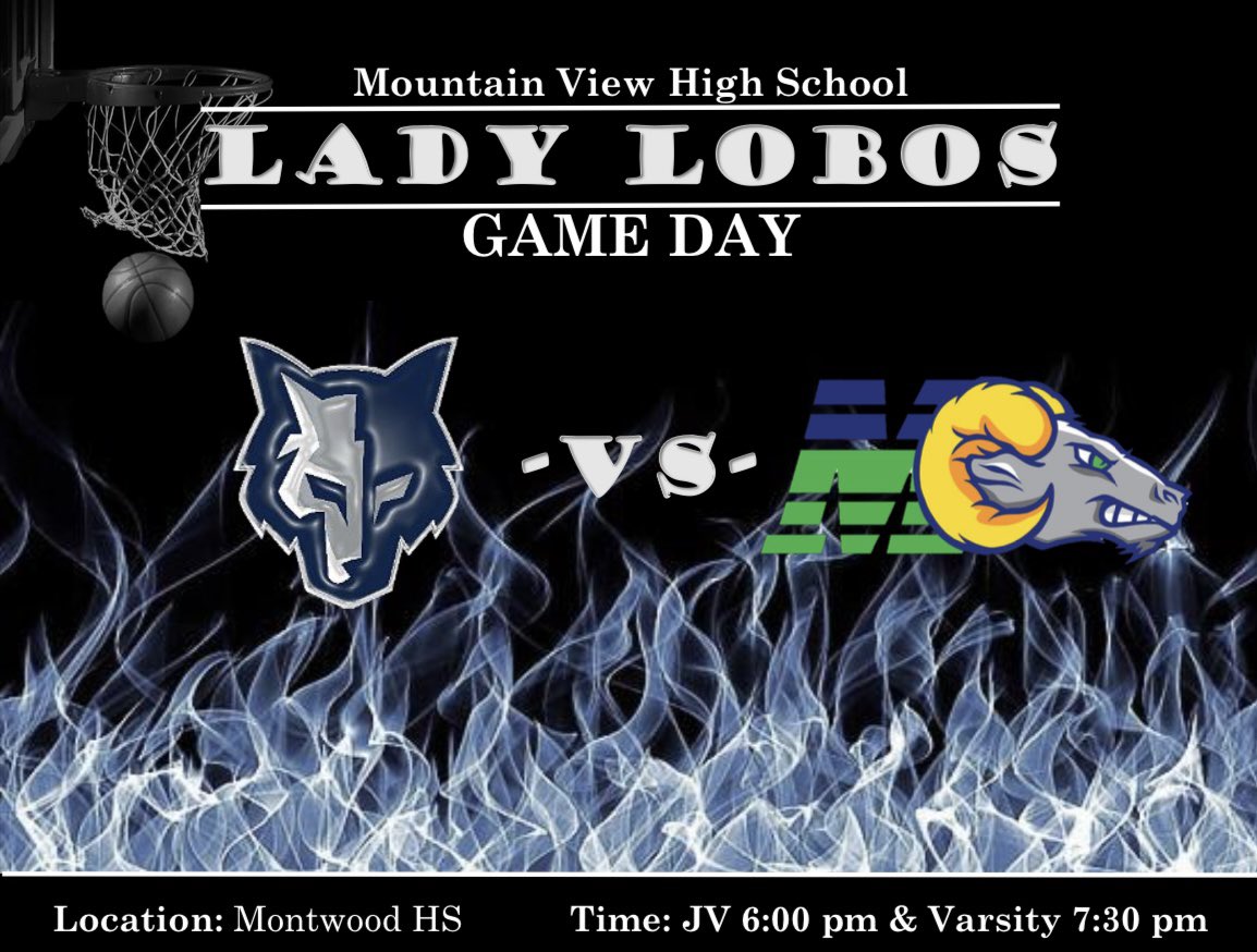 🚨🚨TODAY IS GAMEDAY🚨🚨                     🏀🏀LADY LOBOS VS RAMS🏀🏀                           JV @ 6 VARSITY @ 730 @ Montwood   #LeadThePack #LobosWillBeHeard #WeAreClintISD