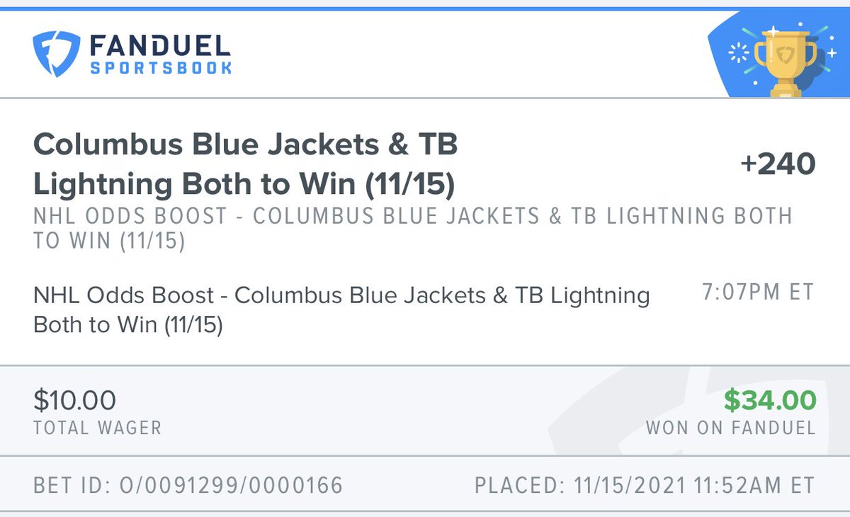 MDWpodcast's tweet photo. NICE 

#FanDuel #TBLightning #CBJ #COMEBACK https://t.co/0MrwqpSPTB