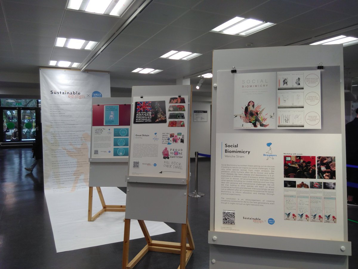 micklethwaite's tweet photo. Thinkers, Makers, Dreamers is the graduate exhibition by MA Sustainable Design students of 2019 - 2021. Originally shown in Camden during London Design Festival, it is now reinstalled at Knights Park, Kingston University, 15 - 28 November https://t.co/H6o6lQE9Tg https://t.co/NzI0deSuNF