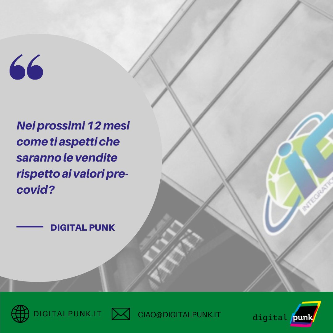 DigitalPunk_it's tweet photo. Secondo un’indagine fatta nel settore commercio da Digital Club, su 312 invitati, alla domanda “Come andranno le vendite?” la maggior parte delle persone dice stabili, chi vede cambiamenti li vede positivi. Per rivedere il webinar https://t.co/MT940bPhF1

#digital #innovation https://t.co/F1apMeuw1m