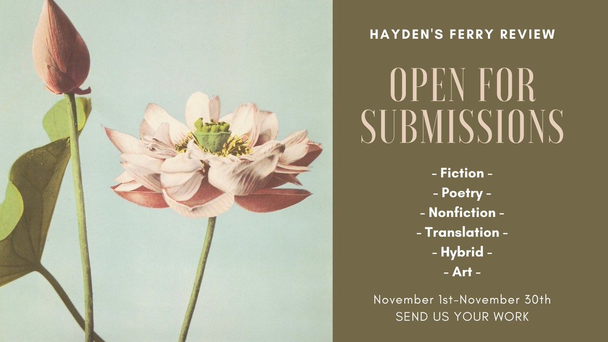 We are open for submissions for exactly TWO more weeks! Sends us your work! hfr.submittable.com/submit