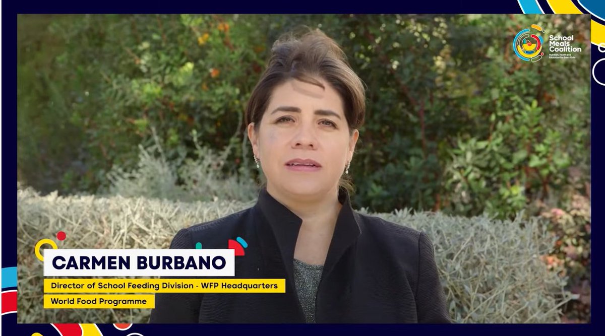 "I am asking you to join us to ensure that every child has the opportunity to get a healthy meal in school by 2030." Director of <a href="/WFP/">World Food Programme</a>'s School Feeding Division at launch celebration of the <a href="/SchoolMeals_/">School Meals Coalition</a> Coalition.

⬇️

bit.ly/3qXh5ir